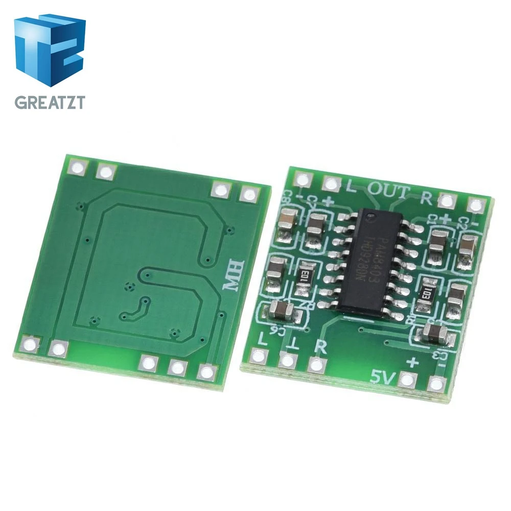 Цифровой усилитель GREATZT PAM8403 плата 2*3 Вт класса D 2 5 В до Плата усилителя мощности