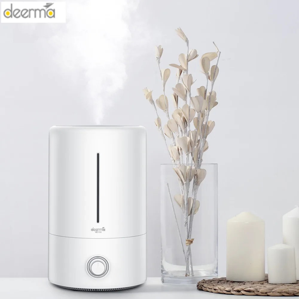Günstige Original Deerma 5L Luftbefeuchter Stumm Ultraschall Aroma Diffuser Haushalt Nebel Maker Fogger Reinigung Luftbefeuchter Öl