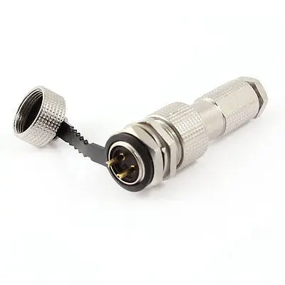 AC 125V 5A 2 Pin кабель для монтажа на панели авиационный разъем w Водонепроницаемый Кепки
