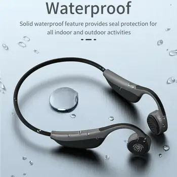 

New Wireless Bluetooth 5.0 Headphones Bone Conduction Earphone Microphone Headset PK Sport with Headsets Headset Outdoor U4F8