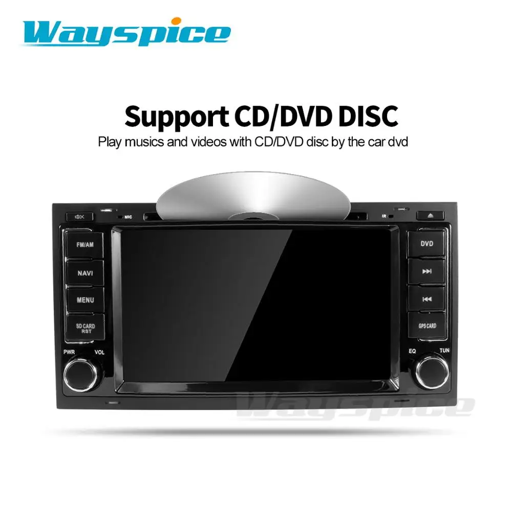 Wayspice android 9,0 Автомобильная dvd-навигационная система Радио для vw Touareg 2002-2007 gps навигация