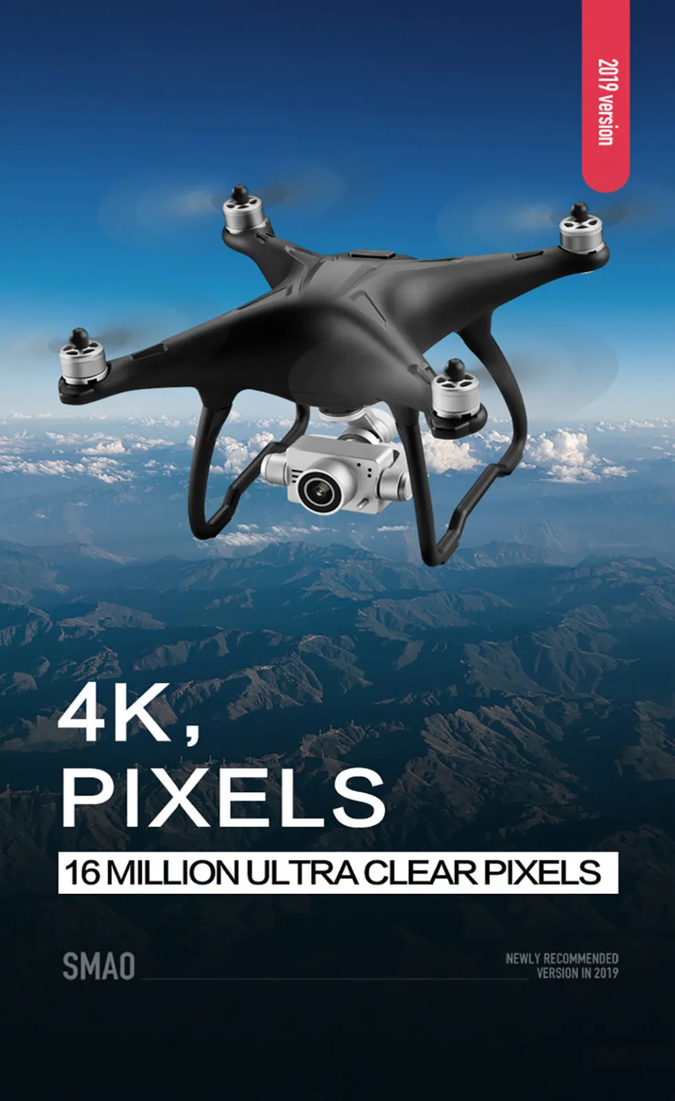 Портативный Радиоуправляемый Дрон Q3 gps 5G wifi FPV с 4K Ультра четкой камерой бесщеточный gps Радиоуправляемый Дрон Квадрокоптер W725