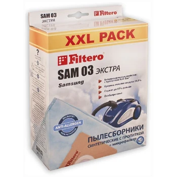 

Set of dust collectors Filtero SAM 03 (8) XXL PACK EXTRA