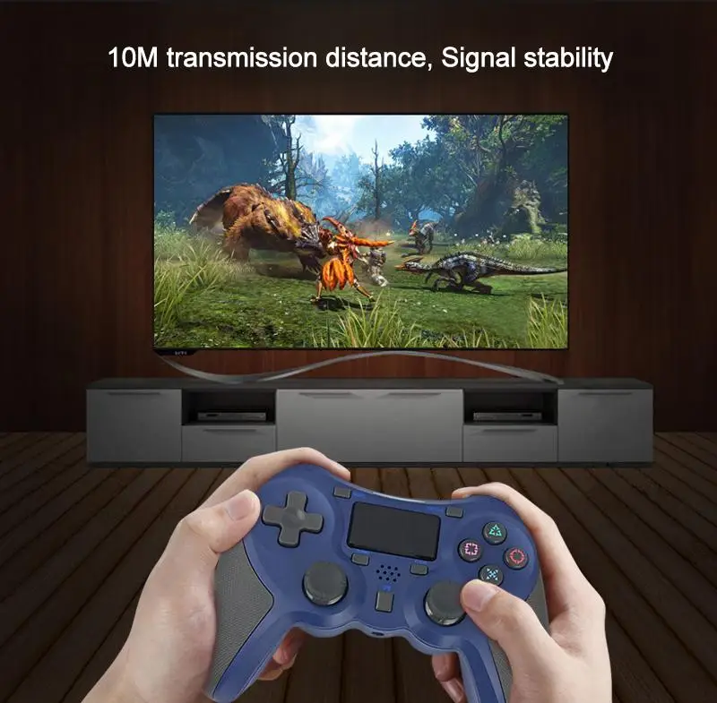PS4 Bluetooth геймпад беспроводной джойстик контроллер для Playstation 4 игровая консоль Поддержка Android tv Win7/8/8,1/10 PC