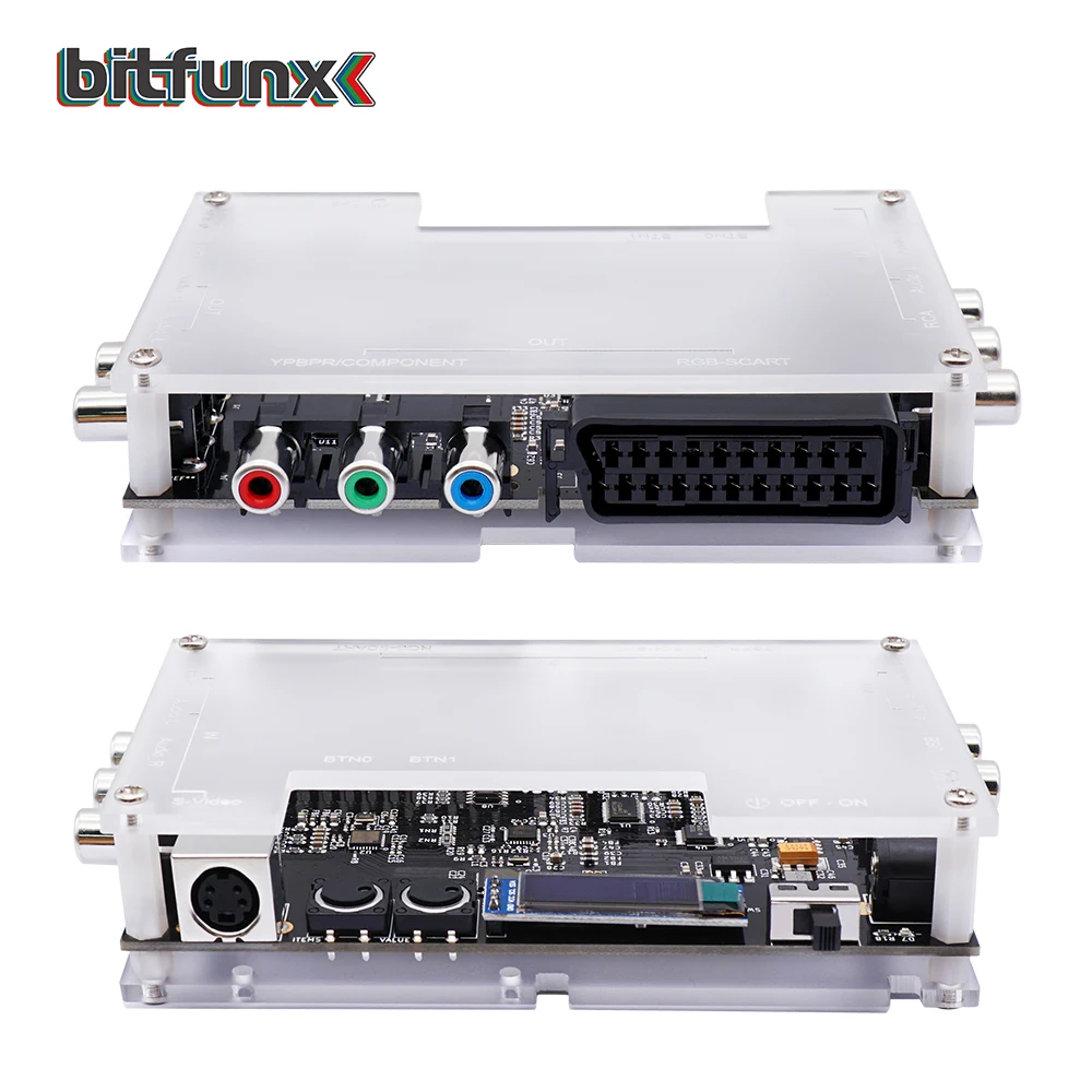 .様用 OSSC HDビデオコンバーター スキャンコンバーター bitfunx BitFunx OSSC HDMI-Compatible Converter For Retro Game