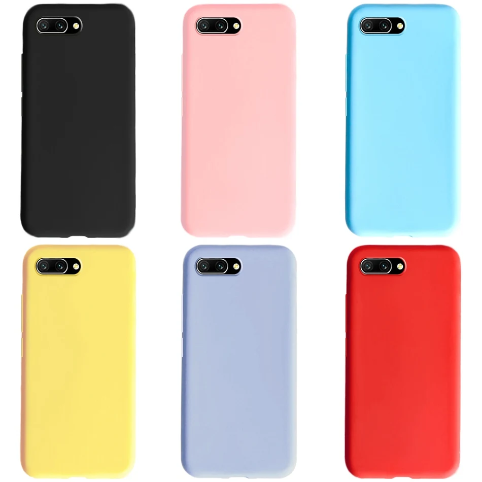 

Silicone Case For Huawei Honor 10 Case Honor 10 Cover 5.84 Candy Slim Soft TPU Back Cover Coque For Huawei Honor 10 COL L29