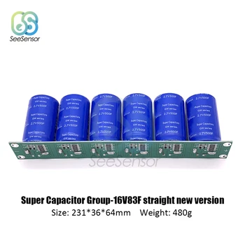 

6Pcs/Set New Version Farad Capacitor 2.7V 500F 231*36*64mm Super Capacitors Automotive Capacitor with Protection Board