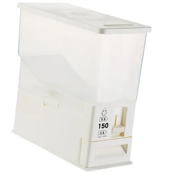 

5kg Rice Bucket Automatic Metering Rice Container Sealed Storage Box Insect-proof Sealed Grain Storage Bin for Kitchen Restauran