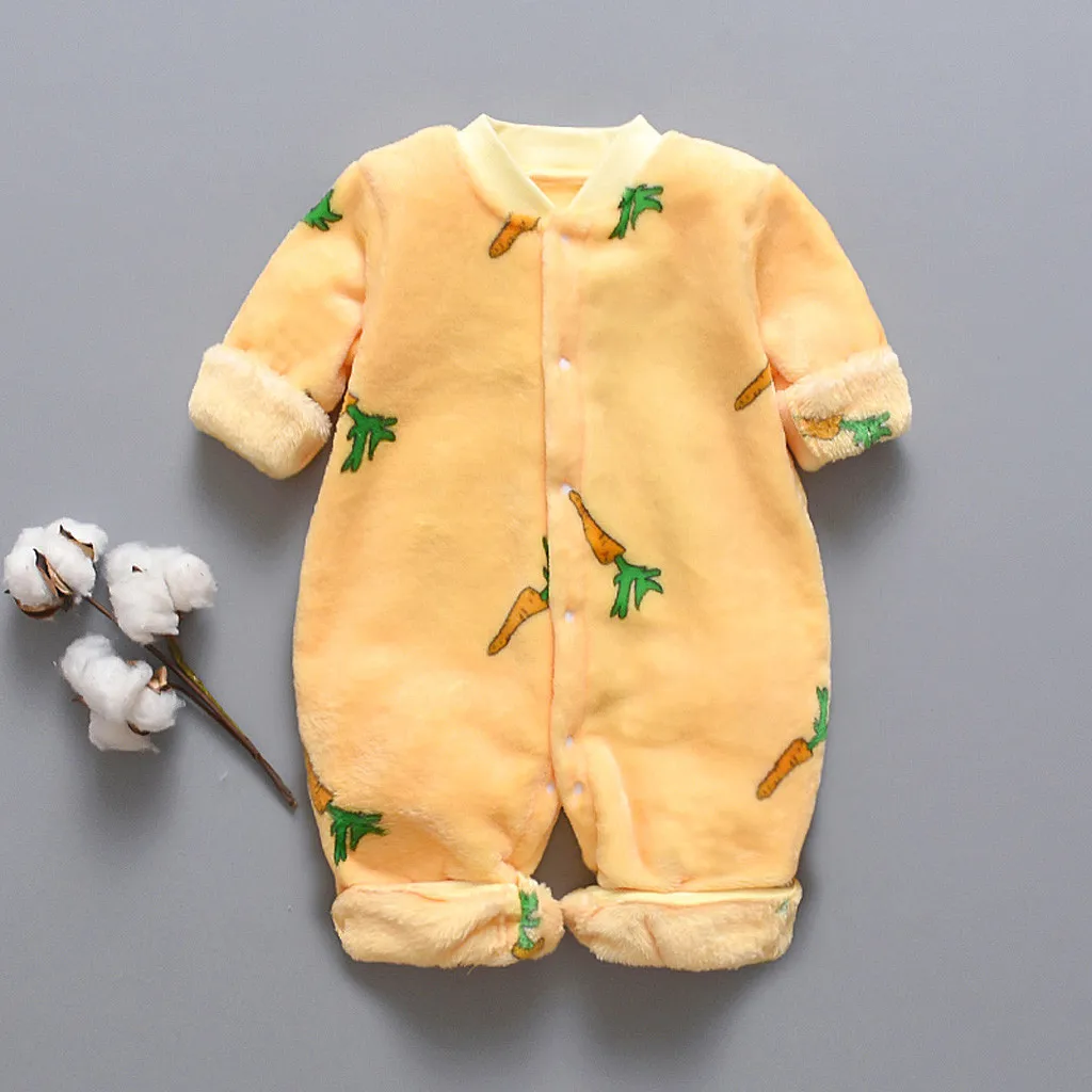 Зимние пальто, комплект одежды для новорожденных с рисунком динозавра из мультфильма флисовый теплый комбинезон, спортивный костюм мягкая Пижама, комплект детской одежды, Костюмы костюм C850