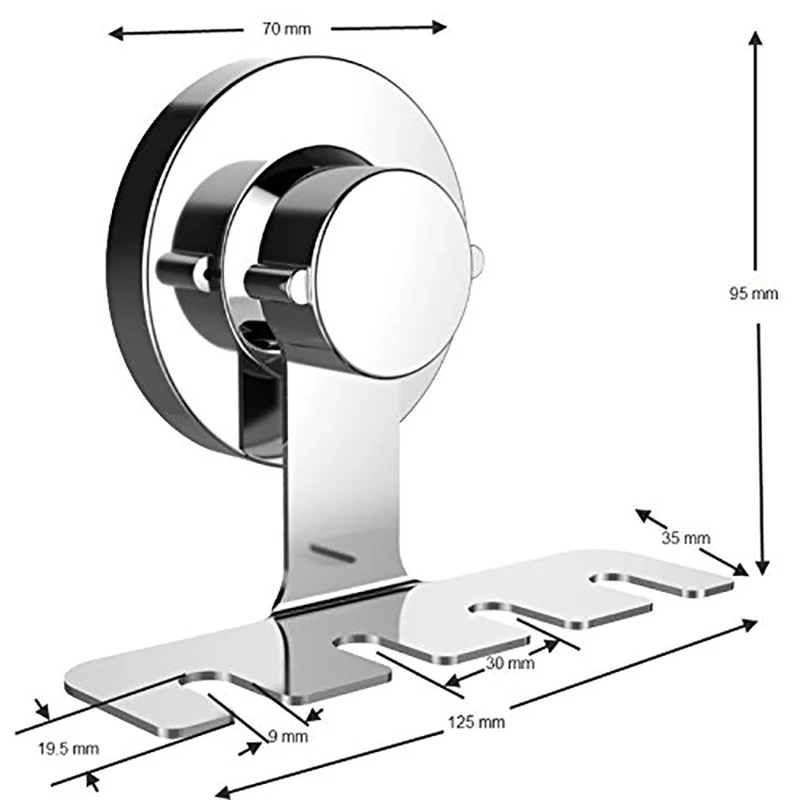 

Toothbrush Holder Suction Cup, Mirror, Tile, Wall Toothbrush Holder Wall Mounted, Toothbrush Holder For Bathroom, Does Not Fall
