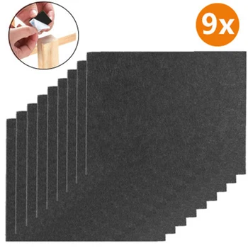 

Furniture Pads 9 Pieces Self Adhesive Felt Pads Cuttable Felt Chair Pads Anti Scratch Floor Protectors for Furniture Leg YU-Home
