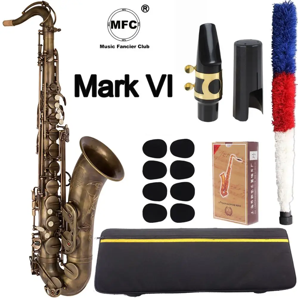 Высококачественный брендовый тенор-саксофон MFC Mark VI античная медь B-flat тенор Sax