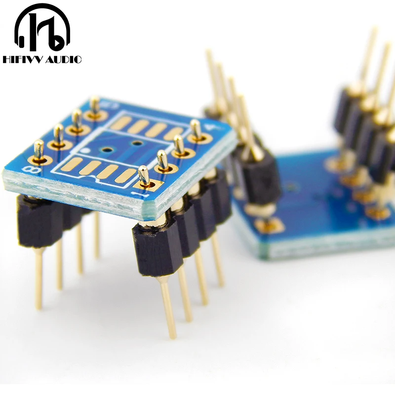 Рабочий усилитель SOP8 в DIP8 Преобразование DIP 8 OP AMP DIY Hi Fi позолоченная сварочная