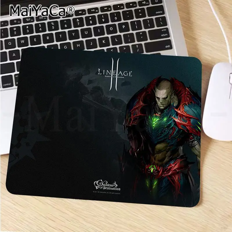 Not Lock Edge18x22cm MaiYaCa в запасе большой коврик для мыши lineage 2 PC компьютерный коврик резиновый PC компьютерный игровой коврик для мыши - Цвет: Not Lock Edge18x22cm