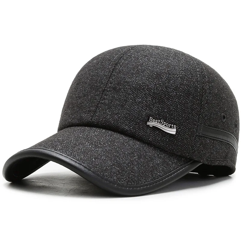 [NORTHWOOD] Бренд мужской зимней бейсболке теплые шляпы Snapback сгущает мужская бейсболка с ушами на открытом воздухе шляпа дальнобойщика Gorra