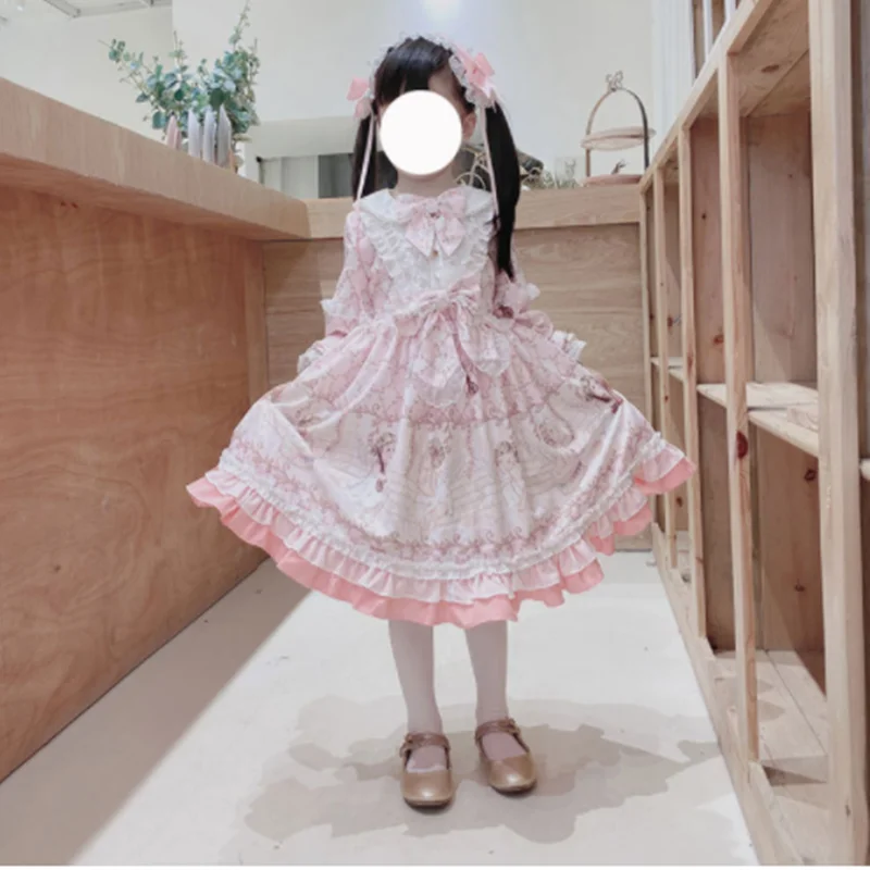 Платье принцессы в стиле &quotЛолита&quot для маленьких детей милое платье &quotв