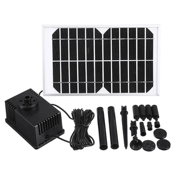 

5W 500L/H Fountain Solar-Powered Pump Aquarium Solar Power Fountain Pool Water Pump Garden Birdbath Decor Fountain Pumps