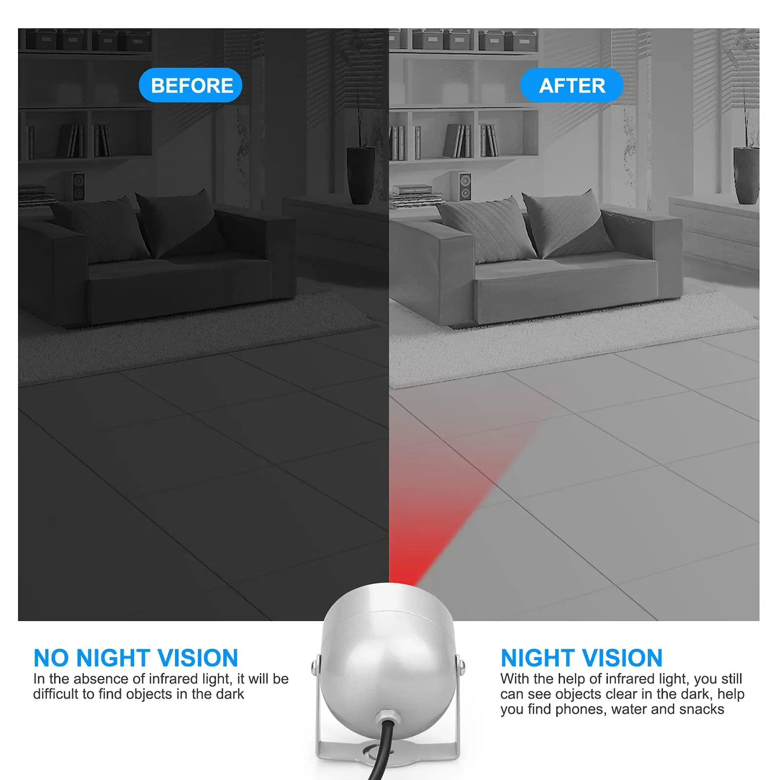 para Meta Oculus Aumentar a Mão Aumentar a Sensibilidade para Oculus Quest Acessórios Iluminador Infravermelho Luz Rastreamento 2 vr - Image 4