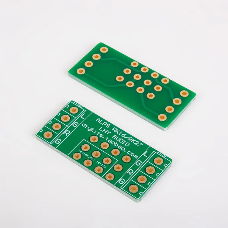 ALPS RK16 RK27 Volume Potentiometer General PCB Blank Board Double-sided Gold-plated Conversion Adapter Welding Board 4