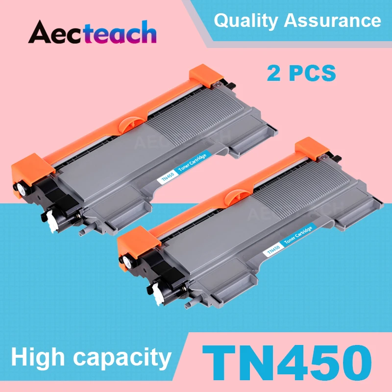 

2 Black Compatible toner cartridge for Brother MFC-7360/7362/7460/7470/7860/7290 DCP-7055/7060 TN450 TN2220 TN2250 TN2275 TN2280