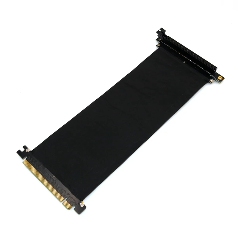 PCI Express PCI-E 3,0 16X удлинитель гибкий высокоскоростной(25 см-90 градусов