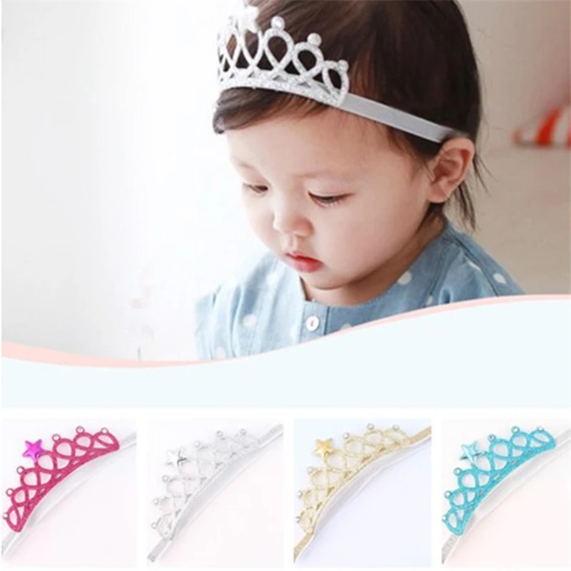 BalleenShiny-Diadema de corona de flores para bebé, accesorios para el cabello, rosa, colorido, encantador, regalo de cumpleaños para niños