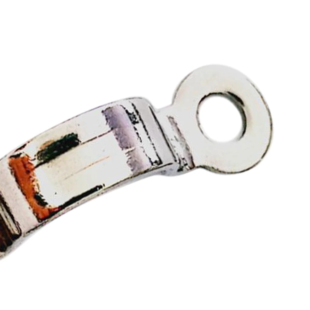 1pc 316 Stainless Steel Top Pad Eye Strap Footman's Deck Loop Boat Hook Canopy for Bimini Top Strap Kayak Rigging Strap