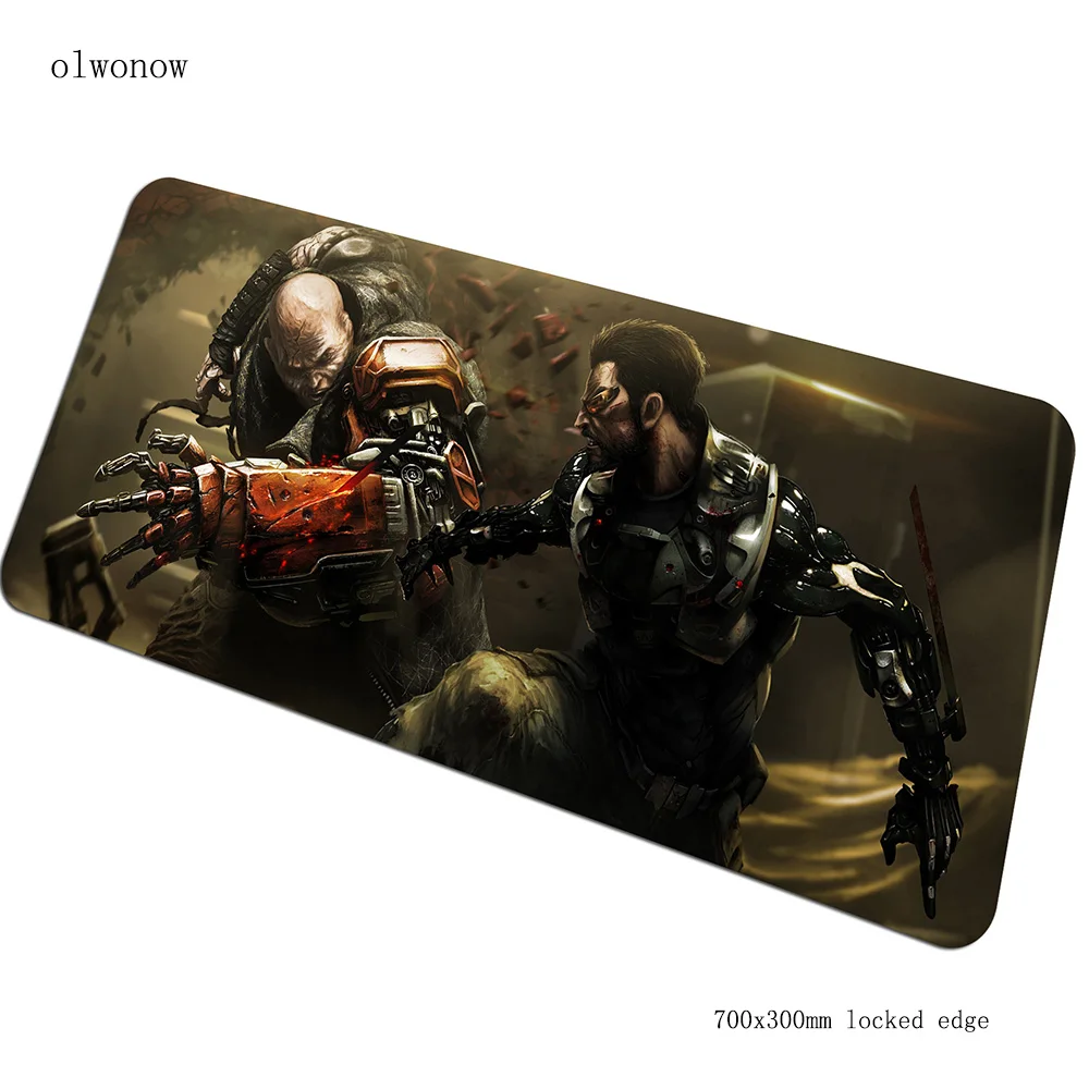 Deus Ex коврик для мыши геймер Новое поступление 700x300x2 мм notbook коврик для мыши игровой коврик для мыши толстый Лучший коврик для мыши ПК Настольный коврик - Цвет: design 2