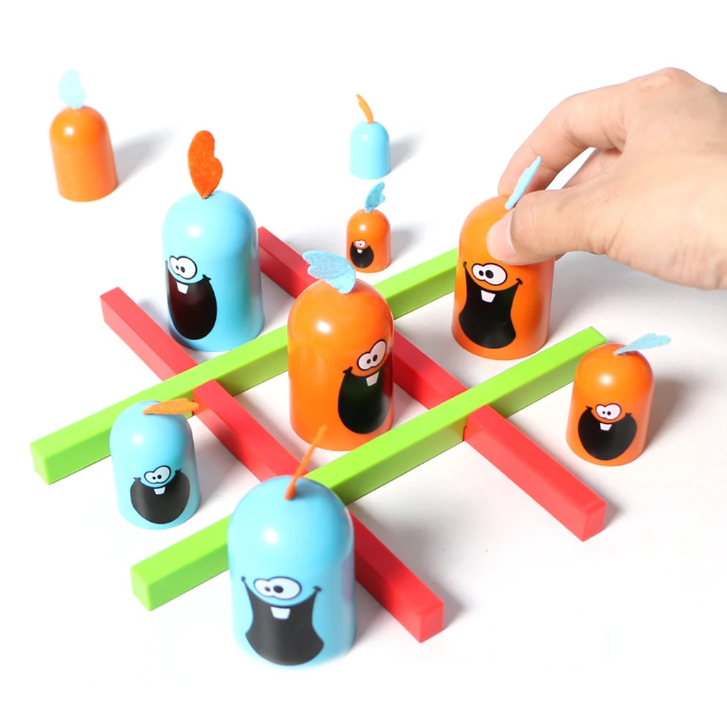Gobblet Gobblers Chess Board Game Line up for Family Parent-Child Party Toy