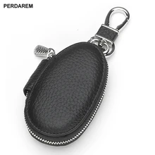Автомобильная универсальная сумка для ключей, женский кожаный чехол из воловьей кожи, мужской мини чехол для ключей Ford gourd, милый