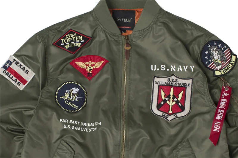 Мужская летная куртка-бомбер, мужская бейсбольная куртка Ma-1, Авиатор, куртка пилота, военная Водонепроницаемая мотоциклетная верхняя одежда, осень-весна