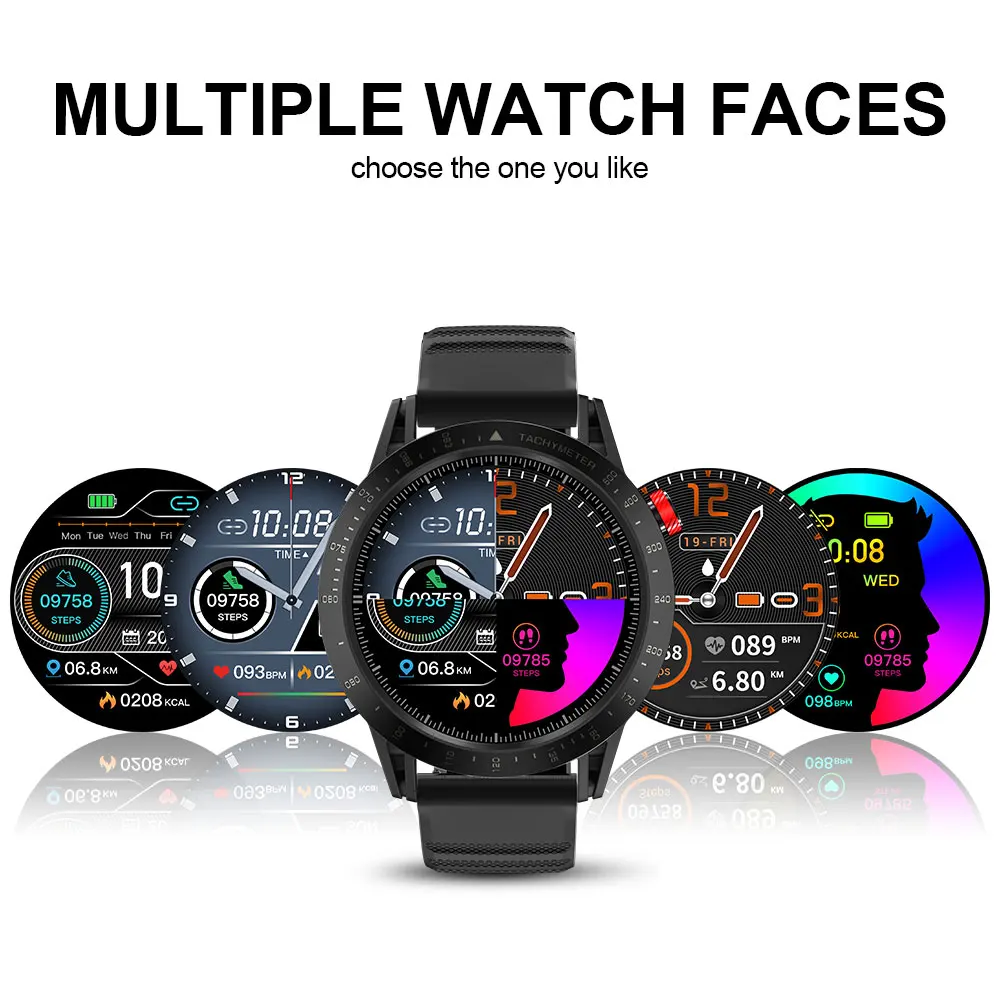 US $31.46 LOKMAT Comet 13Full Touch Screen Sport Smart Watch Heart Rate Waterproof Finess Tracker Smartwatch Men Women For Android ios