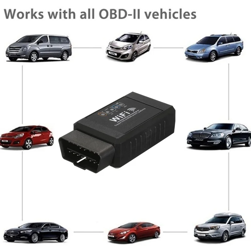 Детектор неисправностей автомобиля поддерживает протокол OBD2 для IOS Android Apple Mini Wifi V1.5 сканер ELM327 Авто тестер автомобильный диагностический инструмент