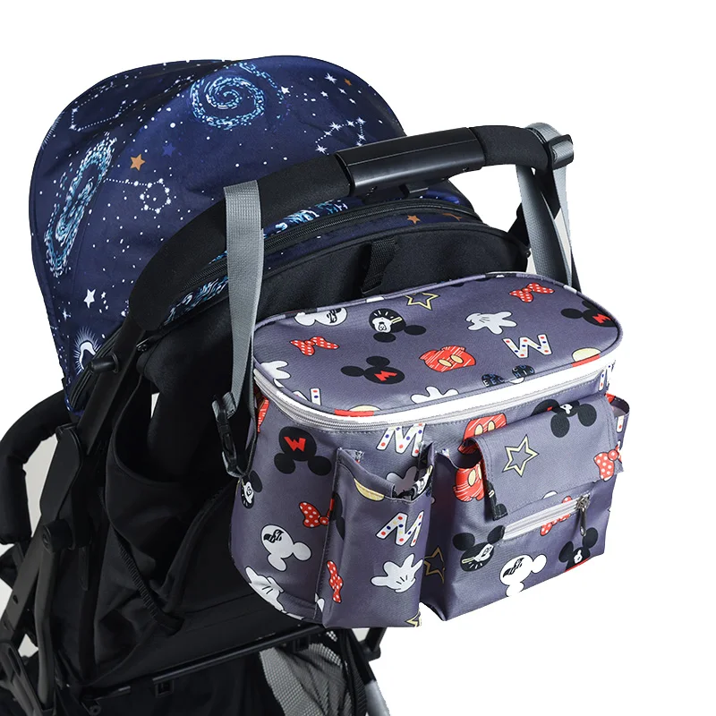 Baby Stroller Organizer Bag Mommy Travel Backpack Carriage Diaper Bag Bottle Cup Holder Baby Stroller Accessories Pram Organizer baby stroller accessories essentials
