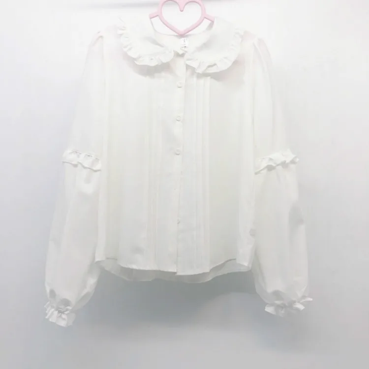 White Shirt JSK/летнее милое платье-комбинация в мелкие складки, нарядное платье на бретельках, милое платье и блузка - Цвет: White Shirt