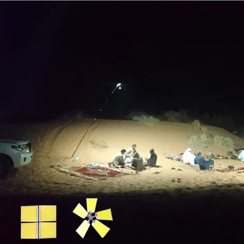 

With SASO CO Certificate 5x150Watt LED Portable Telescropic Camping Light for Desert Safari or BBQ