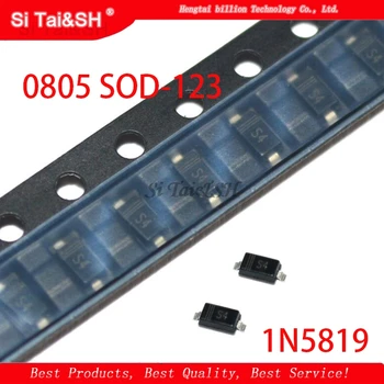 

100pcs SMD diode 0805 SOD-123 1N5819 1N4007 1N4148 SOD123 SOD-323 1206 1N4148WS 1N5819WS B5819WS SOD323