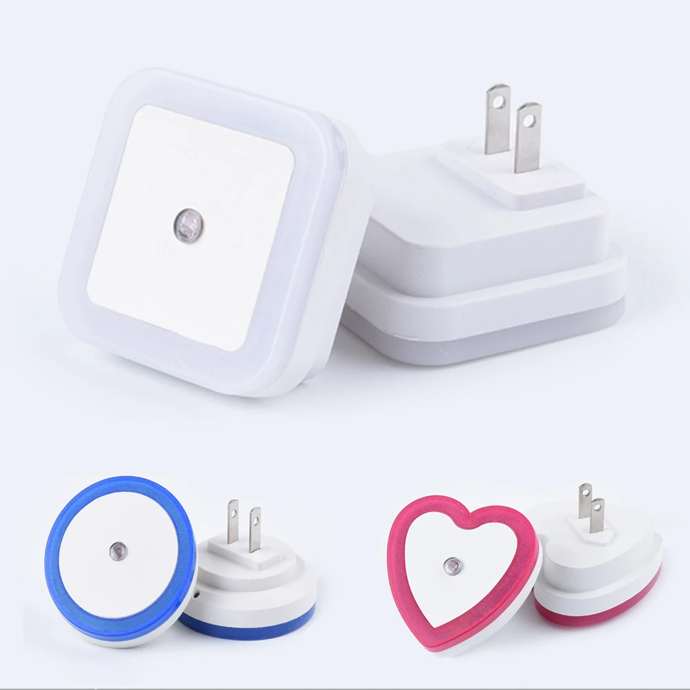 

1Pcs Min LED Night Light Mini Light Sensor Control 110V 220V EU US Plug Nightlight Lamp for Home Living Room Bedroom Lighting