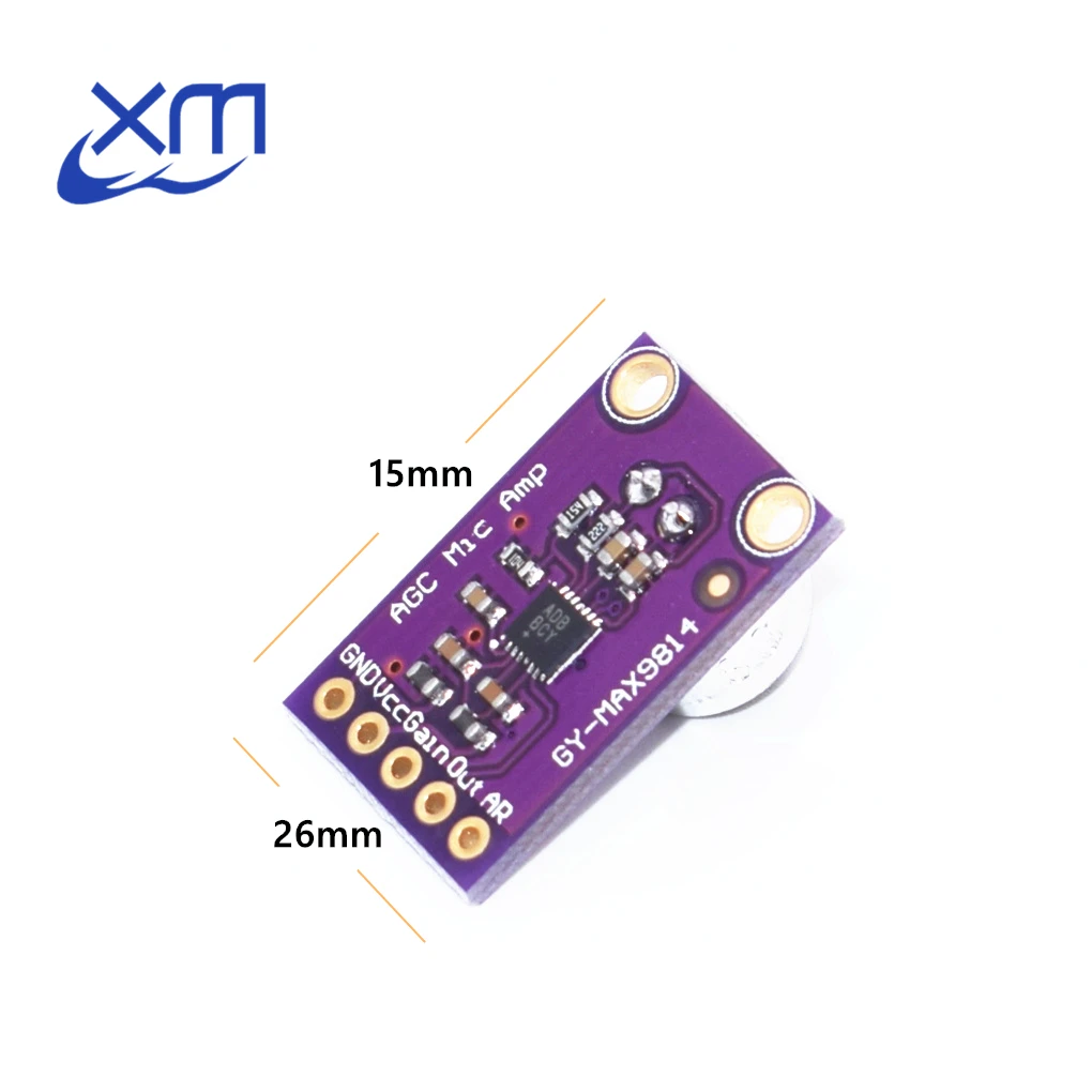 Электретный микрофон усилитель стабильный MAX9814 модуль автоматического