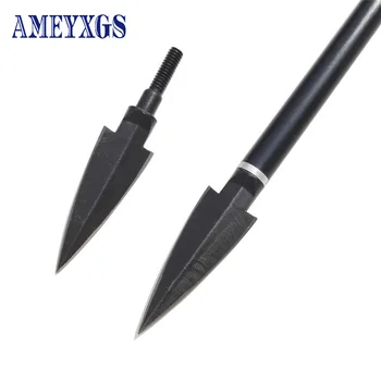 

6/12pcs Archery Hunting Tips Arrowheads Traditional Target Arrow Head Broadheads Crossbow Points Outdoor Shooting Accessories