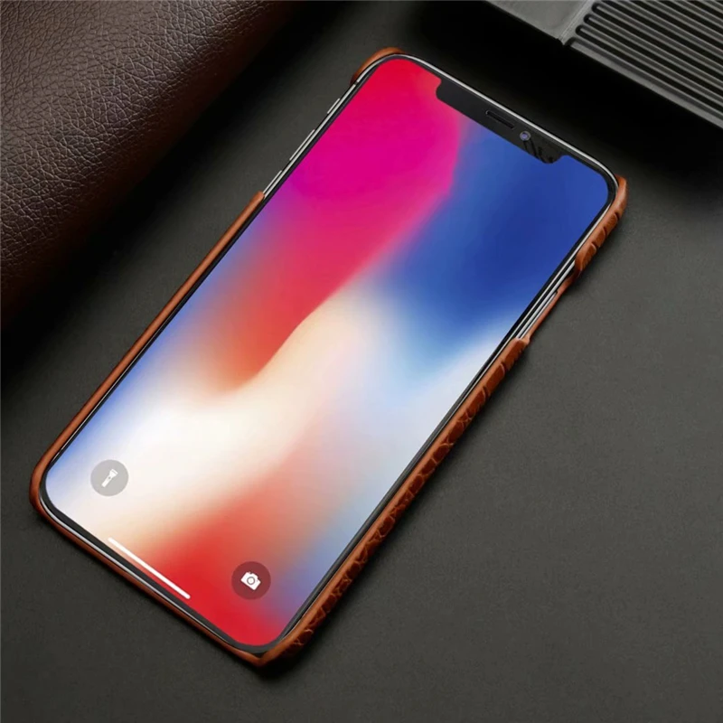 Деловой чехол для телефона из натуральной кожи для iPhone 11, 11 Pro plus, защита от падения, модный защитный чехол для iPhone 7, XS, XR