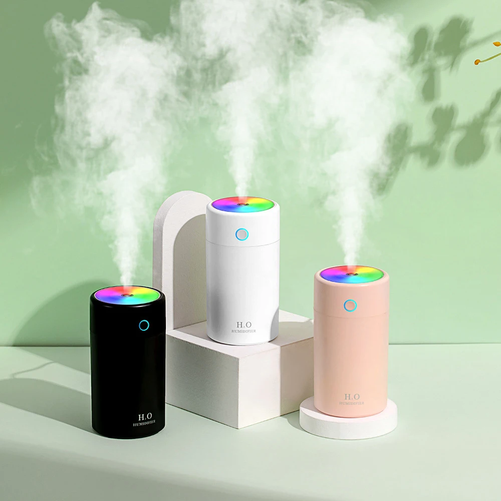 2022 미니 데스크탑 스프레이 공기 가습기 USB 미니 향기 기관총 2000mAh 배터리 충전식 가습기