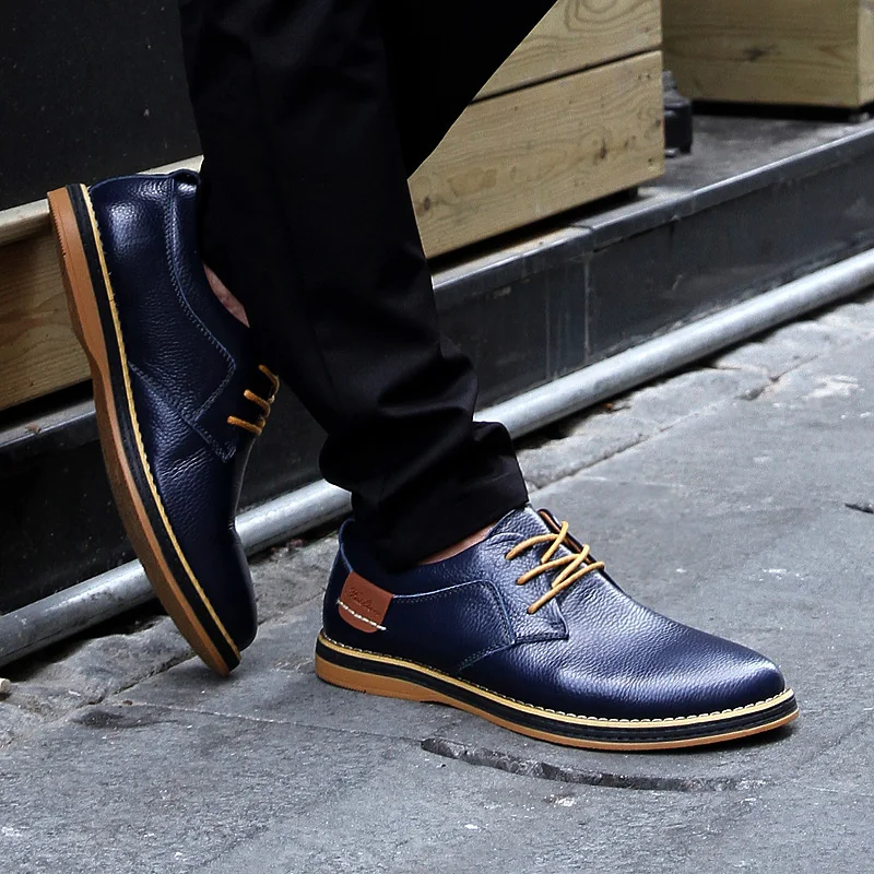KATESEN/Мужская обувь; повседневная обувь из натуральной кожи; дышащие модельные туфли высокого качества; Мужская модная обувь в деловом стиле; обувь ручной работы
