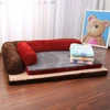 Dog Bed Sofa Pet Soft Cushion Mat Big Dog Kennel Puppy German Shepherd L Shaped Couch For Small Medium Dogs 2