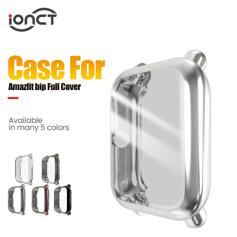 IONCT чехол из ТПУ Для Xiaomi Amazfit Bip чехол для часов Huami Amazfit bip Lite чехол s Защита для экрана