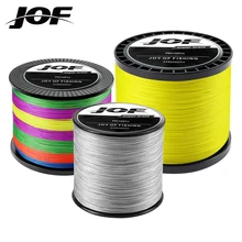 

JOF Fishing Line 4 Strand PE Carp Braided Wire Sea Spinning Multifilamento Saltwater Cord 100% PE 10-82LB 300M 500M 1000M