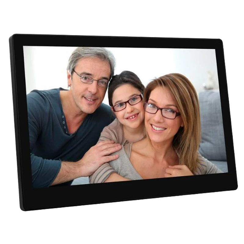 US $57.95 10 inch HD IPS LCD 1280800 Digital Photo Frame Alarm Clock MP3 MP4 Video Player with Remote Desktop