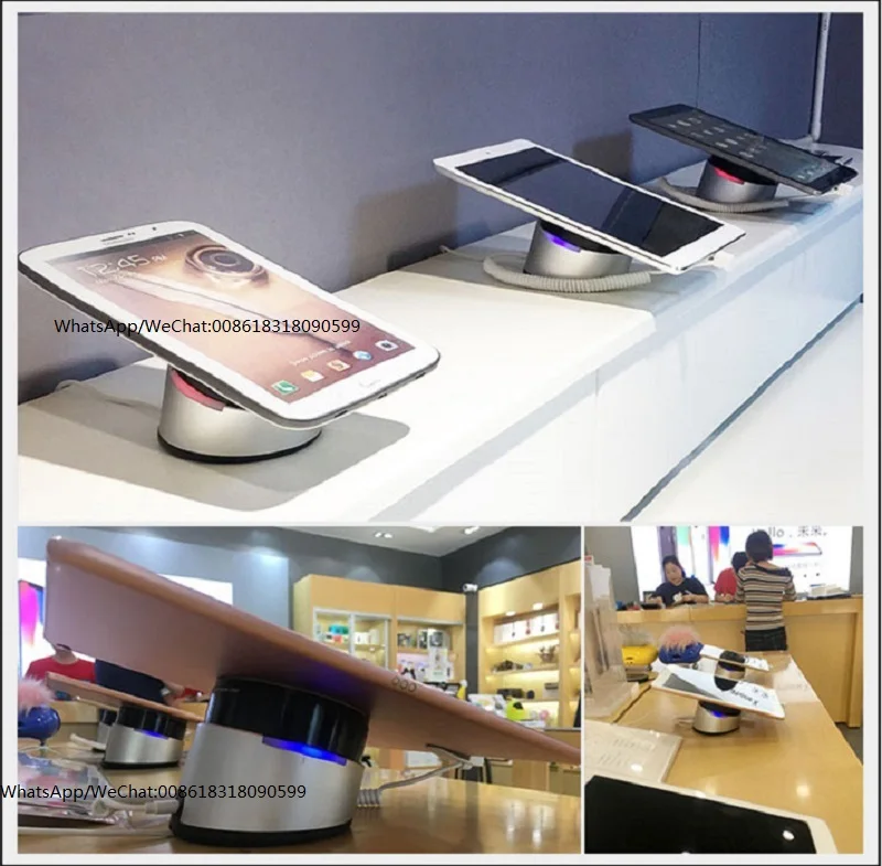 desktop_tablet_security_anti_lost_display_round_stand_with_alarm_and_charger_for_ipad