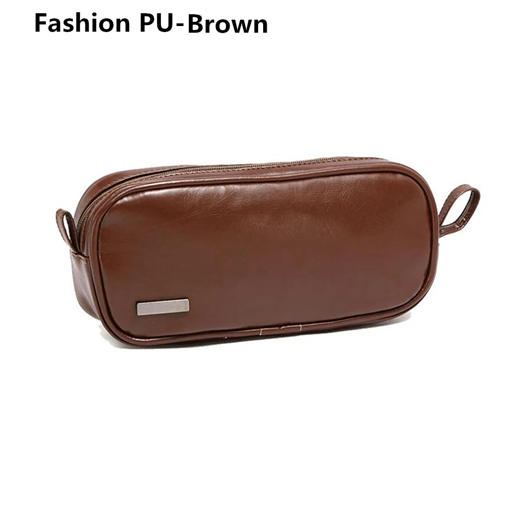 Travel Gadget Digital Organizer Bag Power mouse U disk charger Data power line Storage finishing bag - Color: Brown