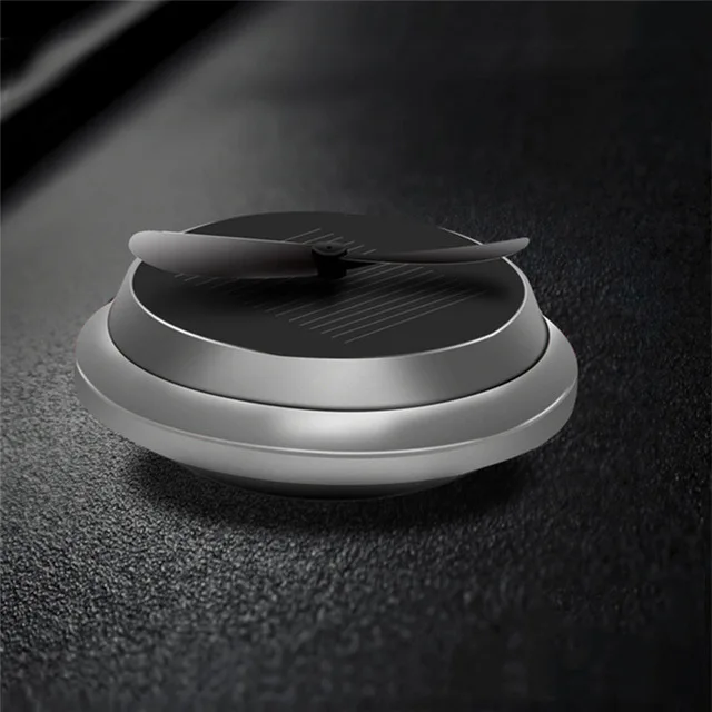 Solar Rotated Car Air Freshener Aroma Diffuser Perfume Automobiles Interior Fragrance Smell Air Purifier Ornaments Accessories - Название цвета: Синий